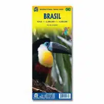 Brazil Travel Reference Map, available at The Audubon Shop, the best shop for bird watchers, Madison CT