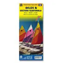 Belize and Eastern Guatemala Travel Reference Map, available at The Audubon Shop, the best shop for travelers, Madison CT