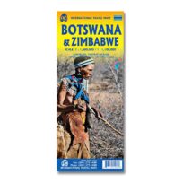 Botswana and Zimbabwe Travel reference Map, available at The Audubon Shop, the best shop for travelers, Madison CT