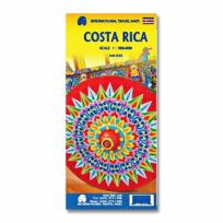 Costa Rica Map, available at The Audubon Shop, the best shop for travelers, Madison CT