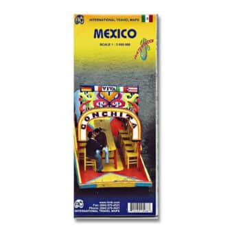 Mexico Travel Reference Map, available at The Audubon Shop, the best shop for travelers, Madison CT