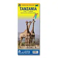 Tanzania Travel Reference Map, available at The Audubon Shop, the best shop for bird watchers, Madison CT