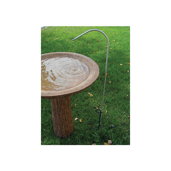 Baso Polystone base for Blomus torches/bird bath with wooden poles 