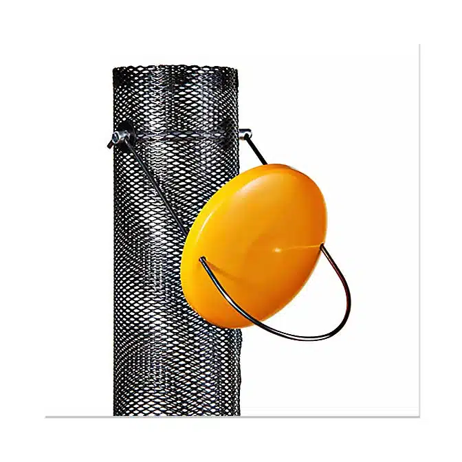 2 Cup Mesh Nyjer Feeder available at The Audubon Shop, the best shop for bird feeders, Madison CT