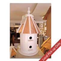Madison 8-hole Cedar Bird House with Copper Roof, available at The Audubon Shop, the best shop for birders, Madison CT
