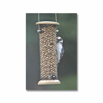 Wire Mesh Peanut Feeder, available at The Audubon Shop, the best store for birders, in Madison, CT.