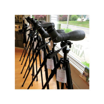 Buy a telescope with a tripod and get $$ off at The Audubon Shop, Madison, CT