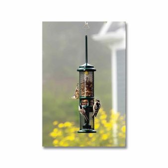 Brome Squirrel Buster Nut Bird Feeder, available at The Audubon Shop, the best shop for bird watchers, Madison CT