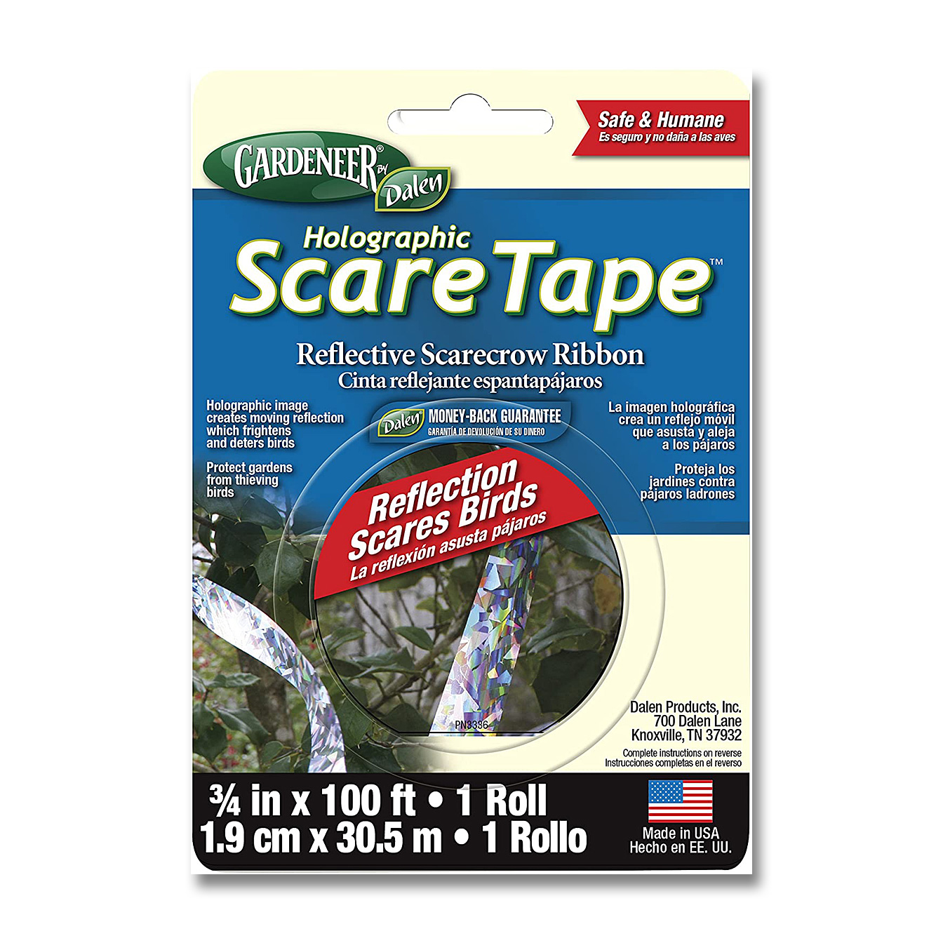 Holographic Scare Tape - Lee Valley Tools