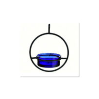 Cobalt Sphere Glass Bluebird Feeder, available at The Audubon Shop, the best shop for birdwatchers, Madison CT
