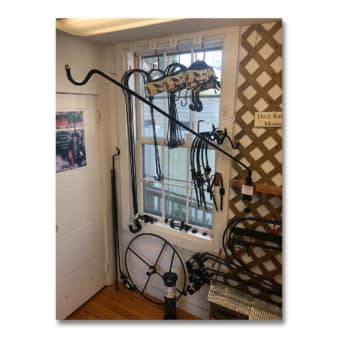 Clamp-on Deck Arm Hanger, available at The Audubon Shop, the best shop for birdwatchers, Madison CT