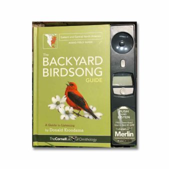 The Backyard Birdsong Guide, Eastern and Western, available at The Audubon Shop, the best shop for bird watchers, Madison CT