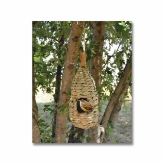 Hanging Grass Roosting Pocket, available at The Audubon Shop, the best shop for bird watchers, Madison CT