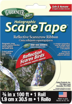 Holographic Scare Tape, available at The Audubon Shop, the best shop for bird watchers, Madison CT