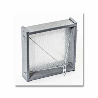 Green Solutions 10x10 Hanging Tray Feeder in Gray, available at The Audubon Shop, the best shop for bird watchers, Madison CT