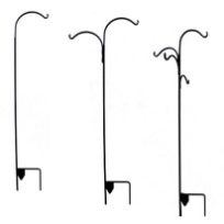 Bird Feeder Hooks, Brackets, and Poles - In Store and in Person Pickup Only