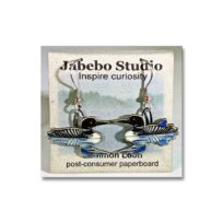 Jabebo Common Loon Earrings, available at The Audubon Shop, the best shop for bird watchers, Madison CT