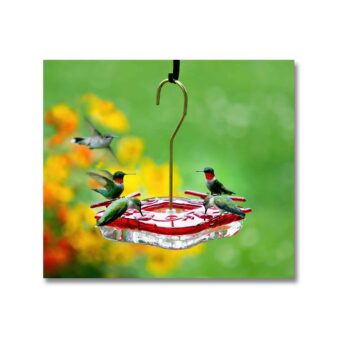 HighView Square Hummingbird Feeder, available at The Audubon Shop, the best shop for bird watchers, Madison CT