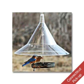 Mandarin Hanging Squirrel Baffle, available at The Audubon Shop, the best shop for people who love birds, Madison CT