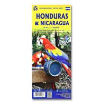 Honduras and Nicaragua Travel Reference Map, available at The Audubon Shop, the best shop for bird watchers, Madison CT