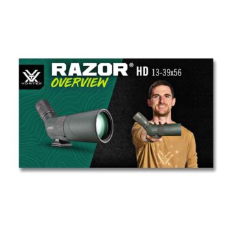 Vortex Razor HD 13-39x56mm Angled Spotting Scope, available at The Audubon Shop, the best shop for travelers, Madison CT