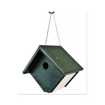 Recycled Hanging Wren House, available at The Audubon Shop, the best shop for bird houses, Madison CT