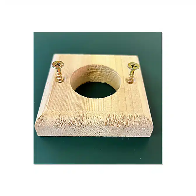 Wood Bluebird House Predator Guard, available at The Audubon Shop, the best shop for nest boxes, Madison, CT.