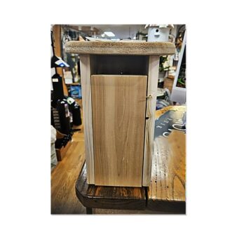 Cedar Slot Style Bluebird Nesting Box, available at The Audubon Shop, the best shop for bird houses, Madison CT