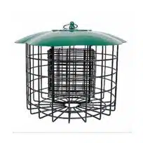 Squirrel Defeater Double-Suet Cage Feeder, available at The Audubon Shop, the best shop for people who love birds, Madison CT