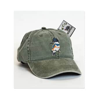 Eco Wear Embroidered Caps, available at The Audubon Shop, the best shop for bird watchers, Madison CT