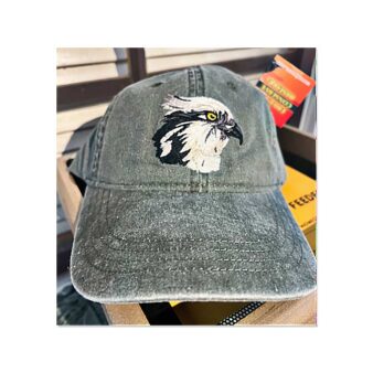 Eco Wear Embroidered Caps, available at The Audubon Shop, the best shop for bird watchers, Madison CT