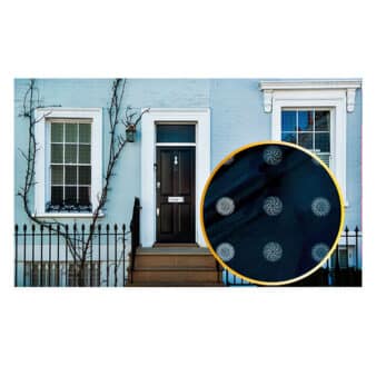 WindowAlert Modern Dots Decal Envelope, available at The Audubon Shop, the best shop for bird watchers, Madison CT