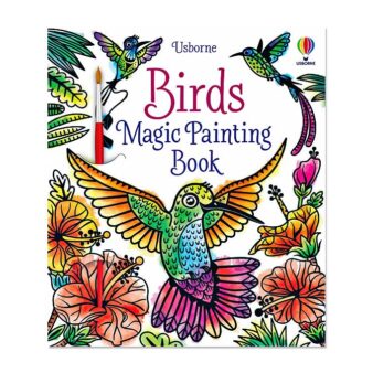 Birds Magic Painting Book, available at The Audubon Shop, the best shop for bird and nature books, Madison CT