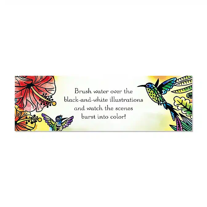 Birds Magic Painting Book, available at The Audubon Shop, the best shop for bird and nature books, Madison CT