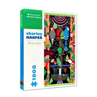 Charley Harper Birducopia Puzzle, available at The Audubon Shop, the best shop for bird watchers, Madison CT