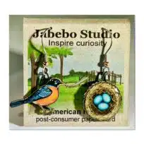 Jabebo American Robin Earrings, available at The Audubon Shop, the best shop for bird watchers, Madison CT