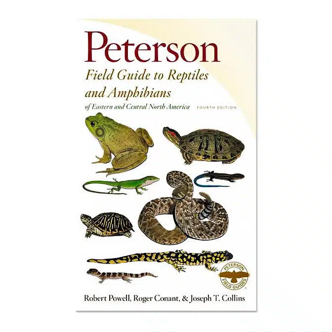 Peterson Field Guide to Reptiles and Amphibians Eastern and Central, available at The Audubon Shop, the best shop for nature books, Madison, CT