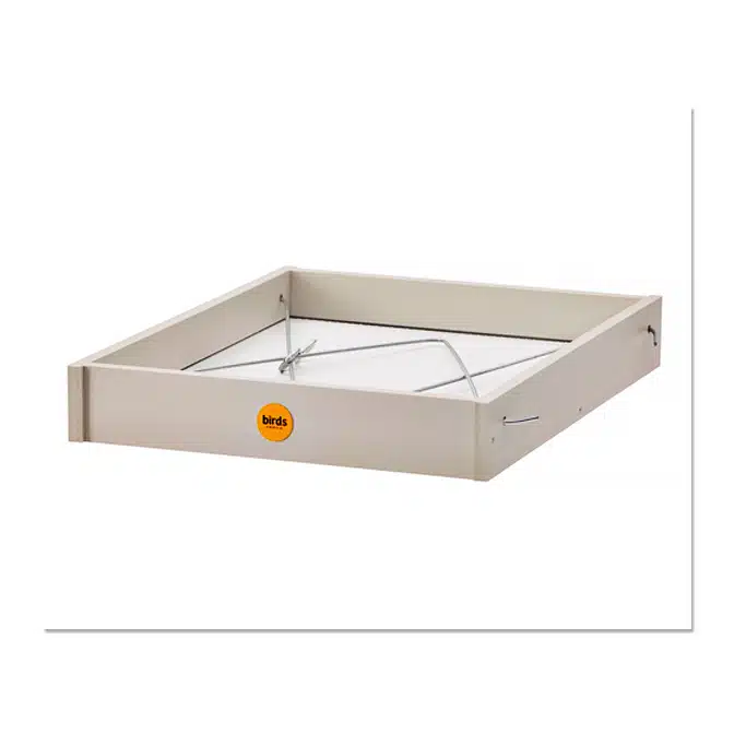 Large Hanging Recycled Plastic Platform Bird Feeder, available at The Audubon Shop, the best shop for bird feeders, Madison CT