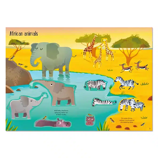 Little First Stickers Animals, available at The Audubon Shop, the best shop for nature gifts, Madison CT