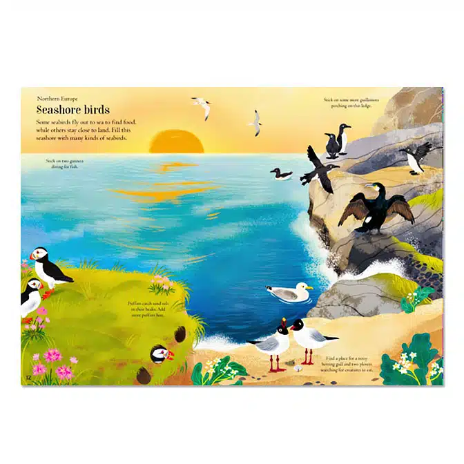 Little First Stickers Birds, available at The Audubon Shop, the best shop for nature gifts, Madison CT