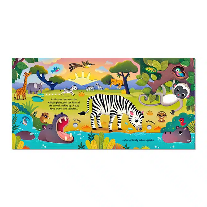 Wild Animals Sound Book, available at The Audubon Shop, the best shop for nature gifts, Madison CT