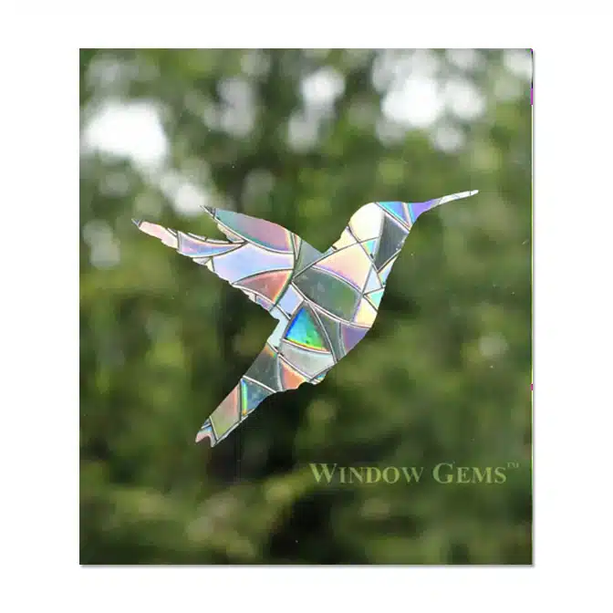 Window Gems Window Clings Hummingbirds, available at The Audubon Shop, the best shop for people who love birds, Madison CT