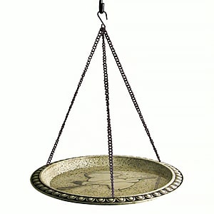 Audubon Hanging Bird Bath, available at The Audubon Shop, the best shop for bird watchers, Madison CT