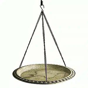 Audubon Hanging Bird Bath, available at The Audubon Shop, the best shop for bird watchers, Madison CT