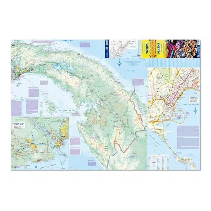 Panama Travel Reference Map, available at The Audubon Shop, the best shop for travelers, Madison CT