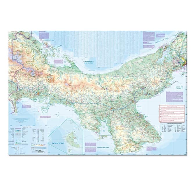 Panama Travel Reference Map, available at The Audubon Shop, the best shop for travelers, Madison CT