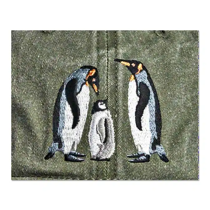 Penguins Embroidered Cap, available at The Audubon Shop, the best shop for people who love birds, Madison CT